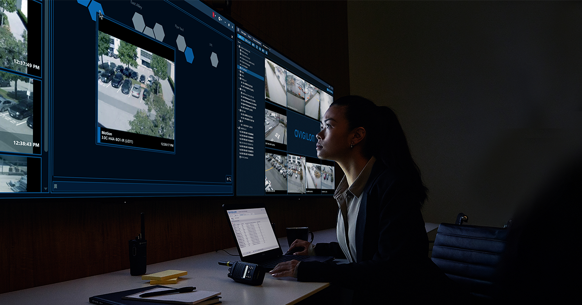 Motorola Avigilon Video Analytics with built-in intelligence and power to manage vast amounts of high-res footage.