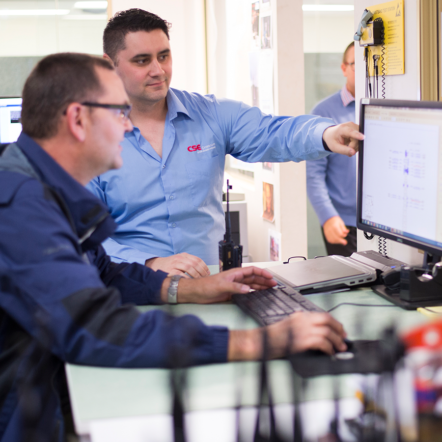 CSE Crosscom engineers design an integrated telecommunication network solution for clients.